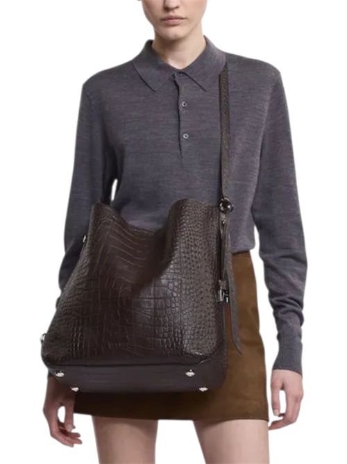 Borsa Hobo donna Hocket Media marrone Hogan | KBW01RS0300UIDS808