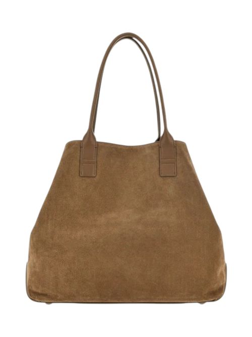 Borsa Shopping donna Script Media beige Hogan | KBW01TA1300UGMC414