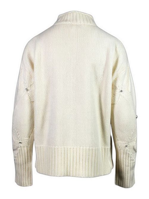 maglia donna bianco con strass Kangra | 2950/59102