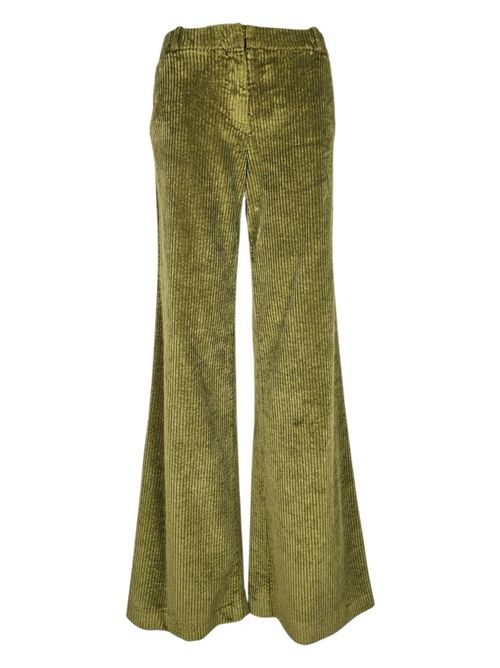 pantalone donna andrea in velluto a coste oliva Kiltie | ANDREA-T4824440