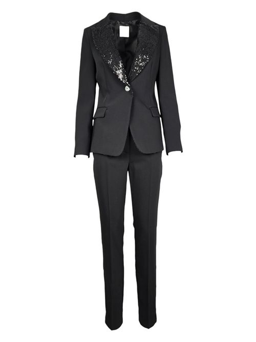 pantalone donna smoking nero Kiltie | COSTES-T4967690