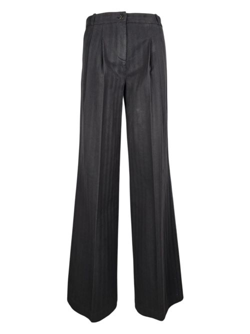 pantalone donna largo con pinces girigio Kiltie | FLOYD-T5000680