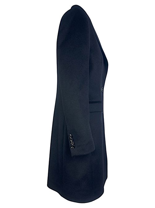 cappotto donna nero Normeet | 710-DRAP99