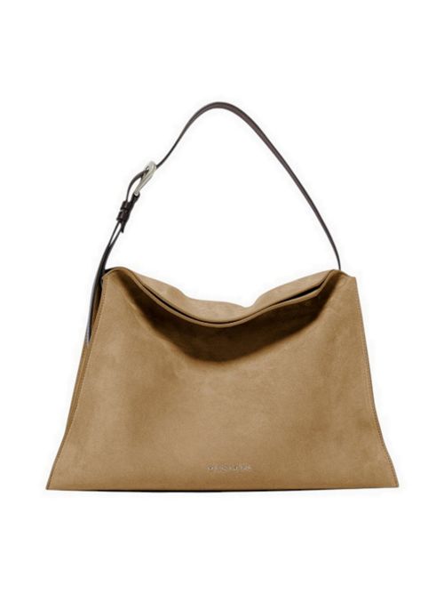 Borsa donna Trinity Peach Small in suede e cuoio beige Orciani | B02230-PEACHBEIGE