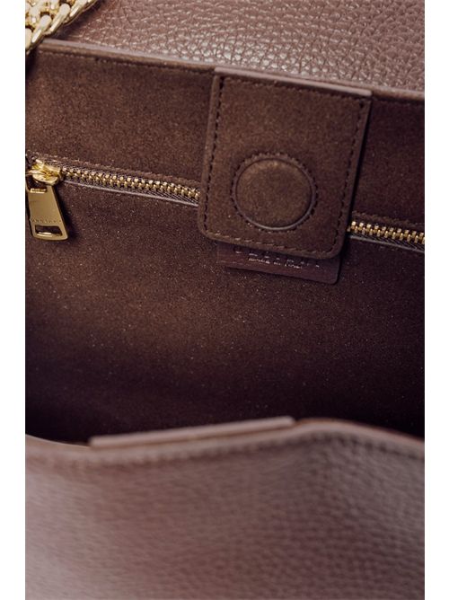 Sveva medium women's bag in brown micron Orciani | BC1999-SENSECAFFE