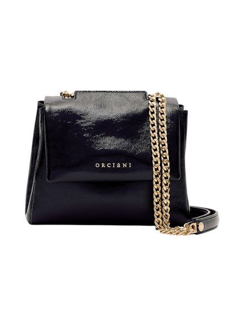 Sveva medium bag in black naplak Orciani | BC2019-VINYLNERO