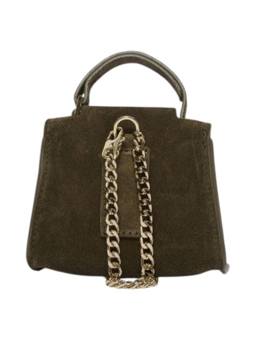 Women's Mini Sveva charm in military suede Orciani | CHA023-PEACHBOSCO