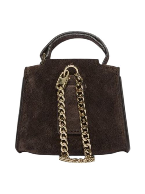 Charm donna Mini Sveva in suede marrone Orciani | CHA023-PEACHT.MORO
