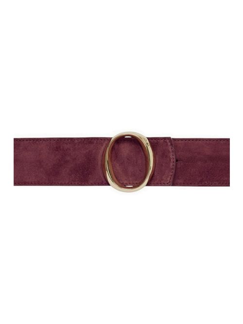 Women's burgundy suede belt Orciani | D10425-PEACHCHIANTI
