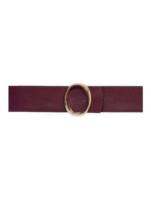 Women's burgundy suede belt Orciani | D10425-PEACHCHIANTI