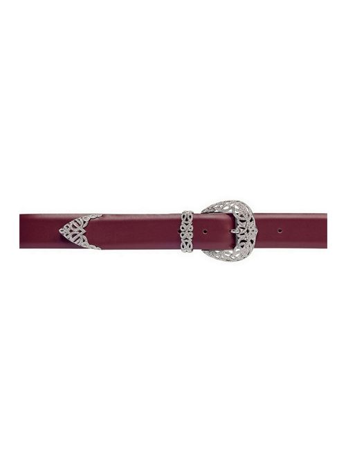 cintura donna fibbia lavorata gioiello bordeaux Orciani | D10459-ALBACHIANTI