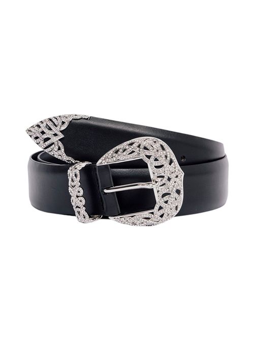 cintura donna fibbia lavorata gioiello nera Orciani | D10459-ALBANERO