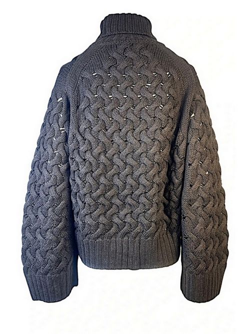 maglia donna traforata marrone P.A.R.O.S.H. | D512949-LADYBRAID086