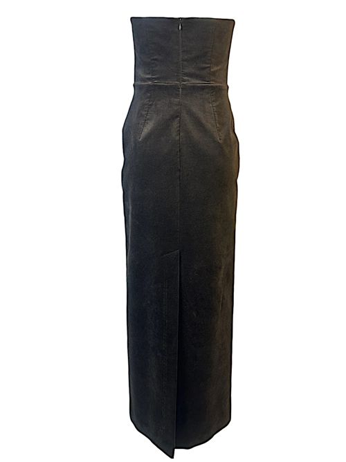 abito donna a bustier marrone P.A.R.O.S.H. | D726084-CLALU086