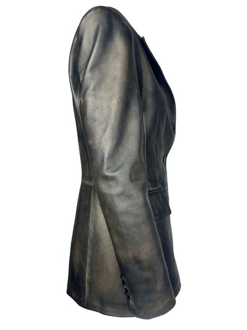 giacca donna in pelle anticata marrone Sword | 8643-RUBOFFRV2