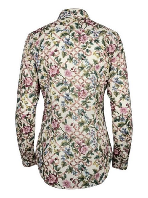 camicia donna liberty militare e rosa Xacus | PINA-95574001