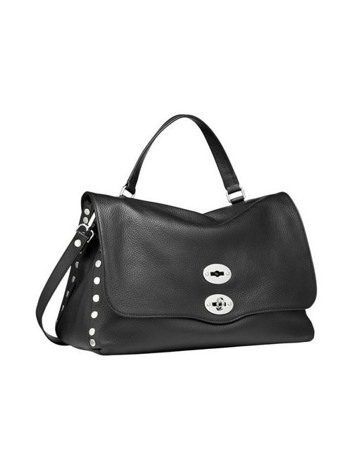borsa donna postina media in pelle daily nero Zanellato | 06810M-0040000Z0001