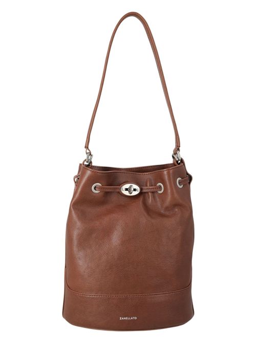 borsa donna mondà in pelle tabacco cuoio Zanellato | 068980-2100000Z1152