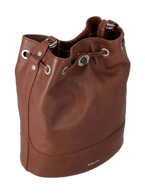 borsa donna mondà in pelle tabacco cuoio Zanellato | 068980-2100000Z1152