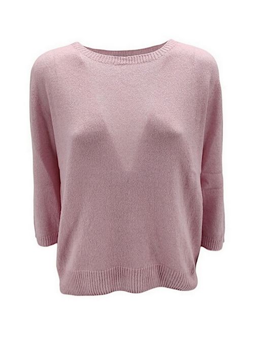 Women's light pink cashmere sweater Aragona | D2917TF338