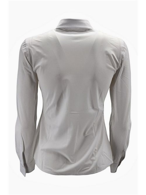 Camicia donna in jersey bianco Caliban | PL4-YMJUA1