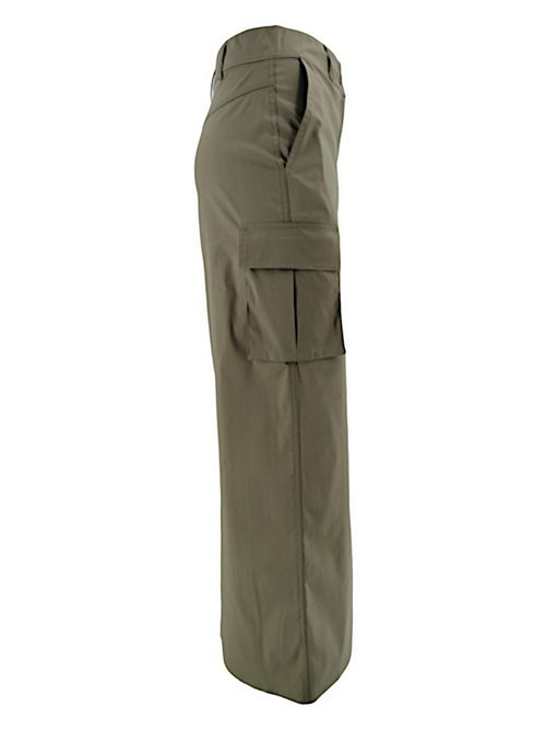 Long women's cargo skirt in military poplin D.EXTERIOR | 5859116