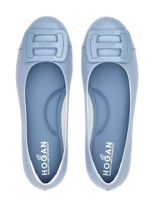 Women's ballet flats H661 light blue Hogan | HXW6610FH80R3MU030