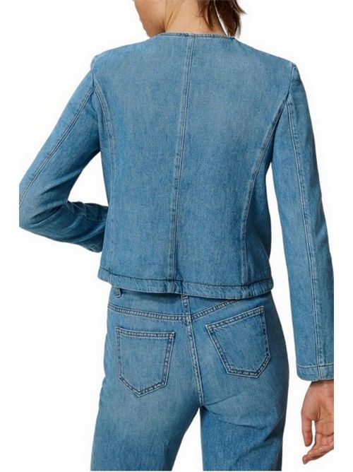 Korean women's jacket in light denim jeans Twin-set | 241TP263001611