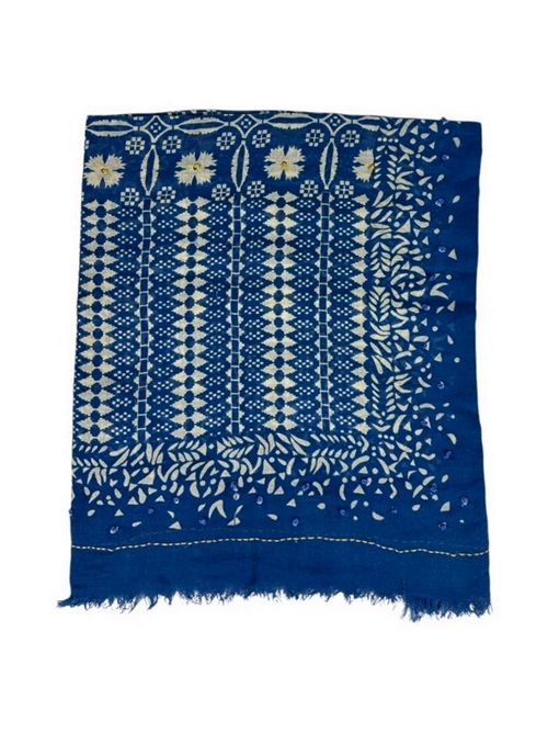 women's scarf embroidered blue Altea | 2550432001