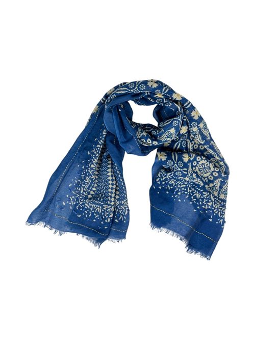 women's scarf embroidered blue Altea | 2550432001