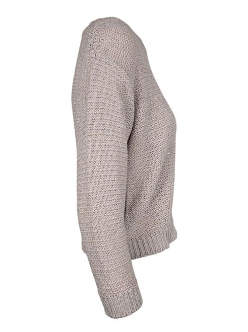 girocollo donna lilla con paillettes Anneclaire | D1126-1614723