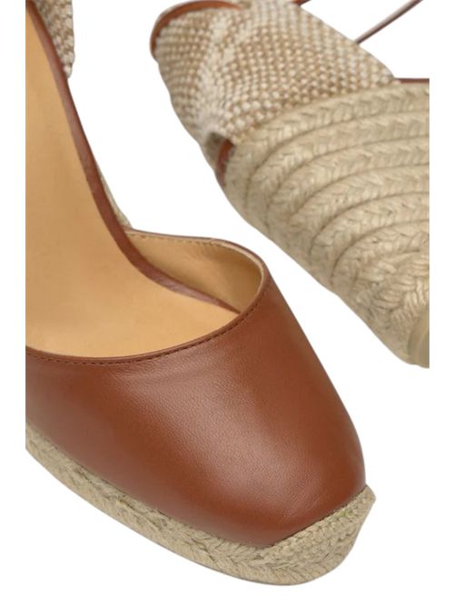 Espadrilla donna Carina cuoio Castaner | CARINA8250CUERO