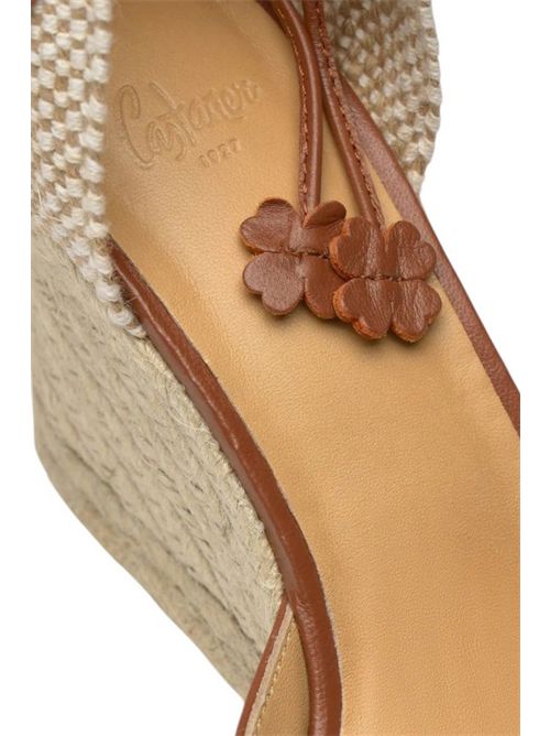 Espadrilla donna Carina cuoio Castaner | CARINA8250CUERO