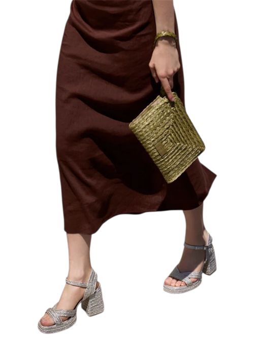 sandalo donna platino Castaner | VALLEPLATINO