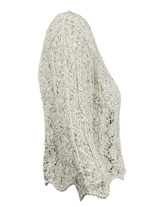 Maglia donna in pizzo beige D.EXTERIOR | 604753