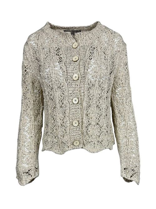 Women's sand lace cardigan D.EXTERIOR | 604763