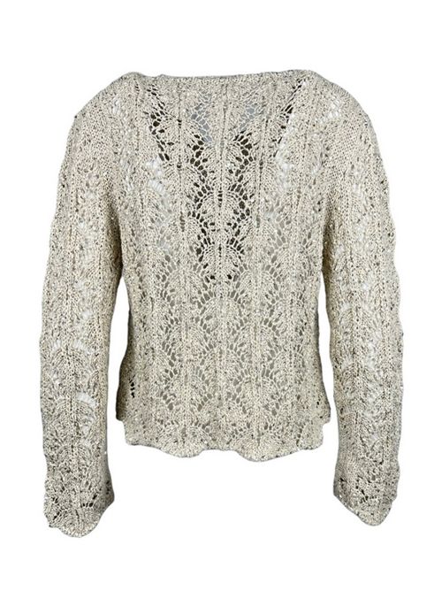 Women's sand lace cardigan D.EXTERIOR | 604763
