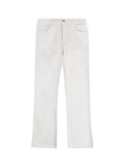 pantaloni 5 tasche in cotone stretch bianco Fay | NTW8650520TM47B209