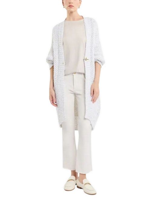 pantaloni 5 tasche in cotone stretch bianco Fay | NTW8650520TM47B209