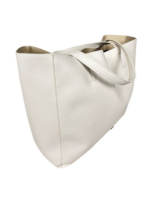 shopper donna grande ecopelle bianco Fez | 005WHITE