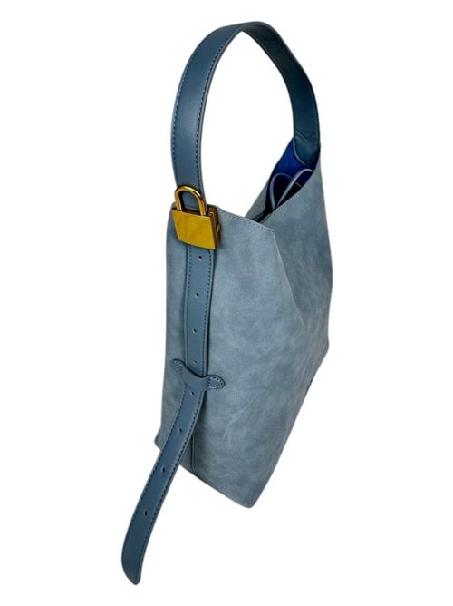 secchiello donna ecosuede azzurro Fez | 10132AVIO