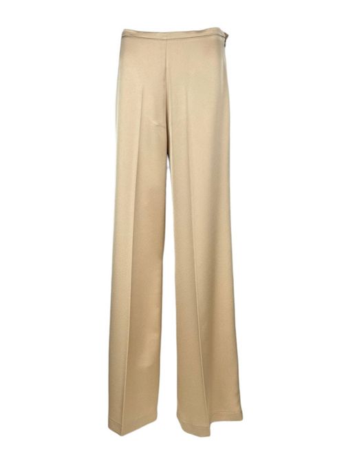 pantalone donna in anvers satin lucido beige Gnossienne | 3935LU-4203049