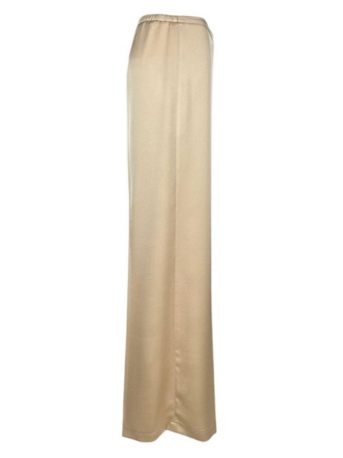 pantalone donna in anvers satin lucido beige Gnossienne | 3935LU-4203049