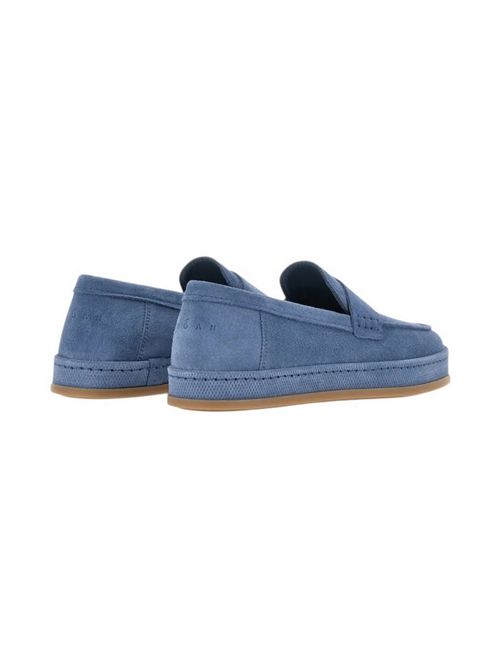 Mocassini donna H683 Azzurro Hogan | HXW6830FR40BTMU220