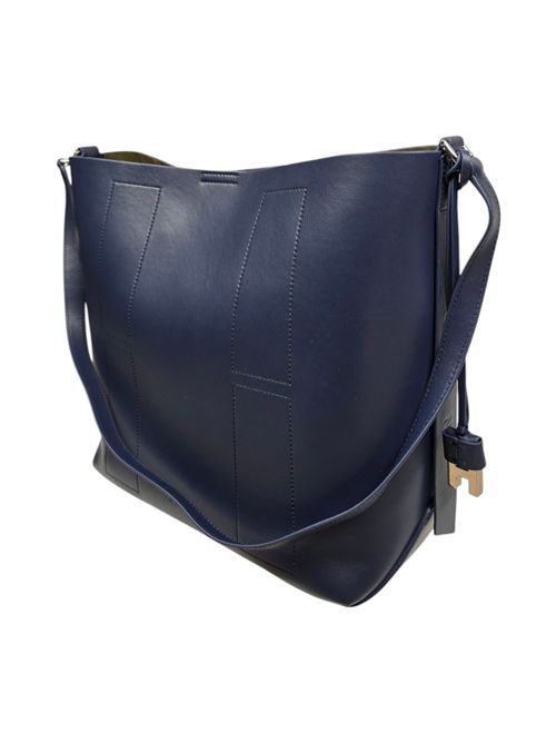borsa donna modello secchiello grande blu Hogan | KBW01RS0300TZPU604