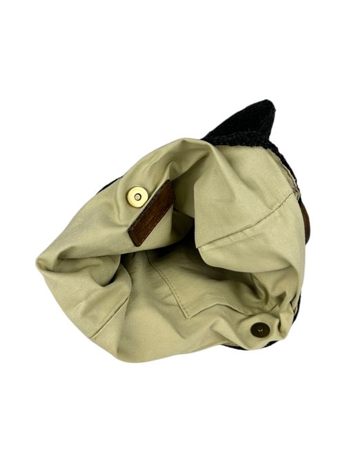 borsa donna Meva in rafia nero IBELIV | MEVABLACK