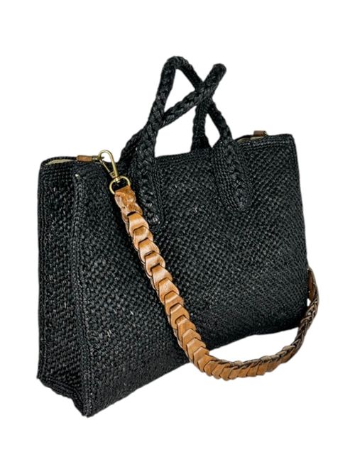 shopping donna rary in rafia nero IBELIV | RARYBLACK