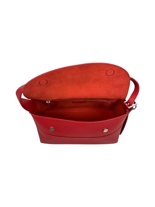 borsa donna nana media in pelle soft rosso Orciani | B02176-SOFTMALBORO