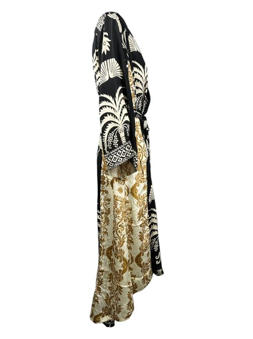 kimono donna fanatsia nero e oro Pahiesa Formentera | KL2209302P