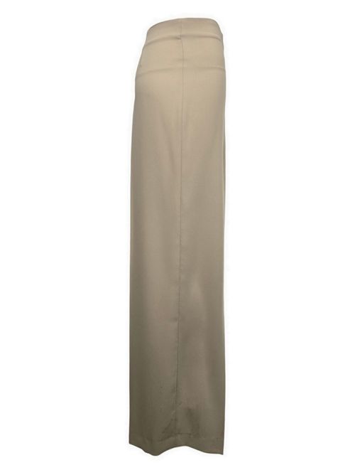 pantalone donna largo in cady beige P.A.R.O.S.H. | D232336-PANTY003